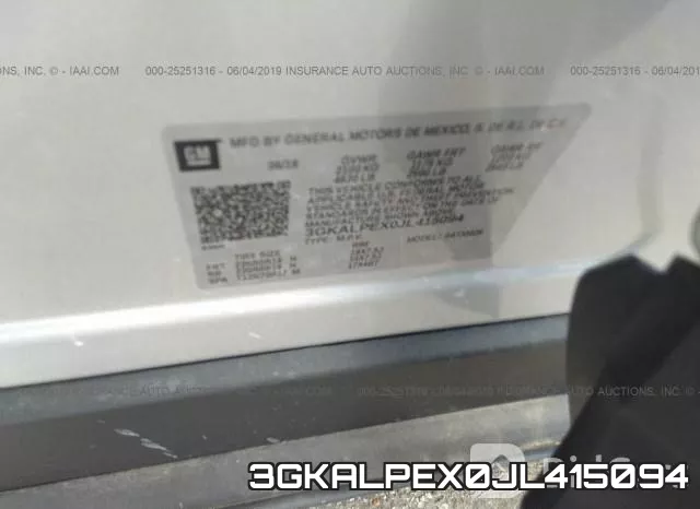 3GKALPEX0JL415094 фото 10