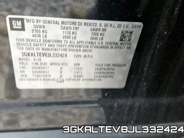 3GKALTEV8JL332424 фото 2