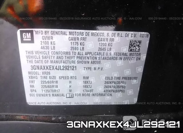3GNAXKEX4JL292121 фото 10