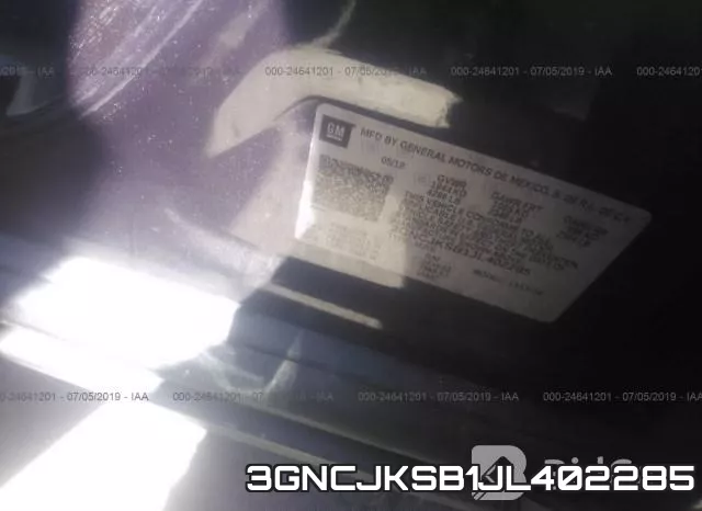 3GNCJKSB1JL402285 фото 10