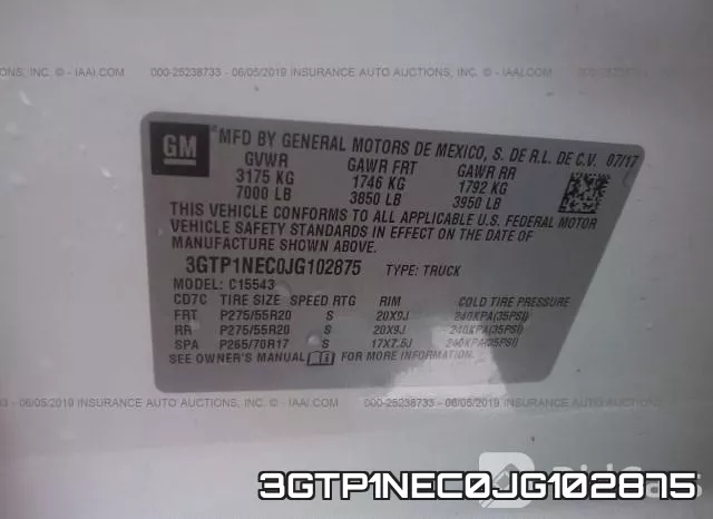 3GTP1NEC0JG102875 фото 10