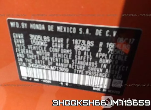 3HGGK5H66JM713659 фото 10