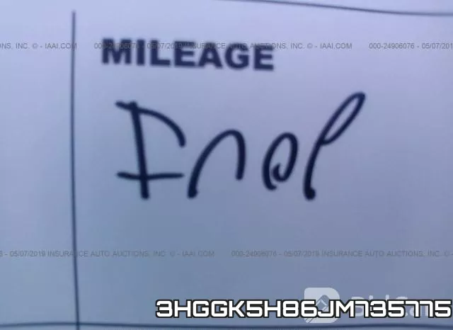 3HGGK5H86JM735775 фото 8