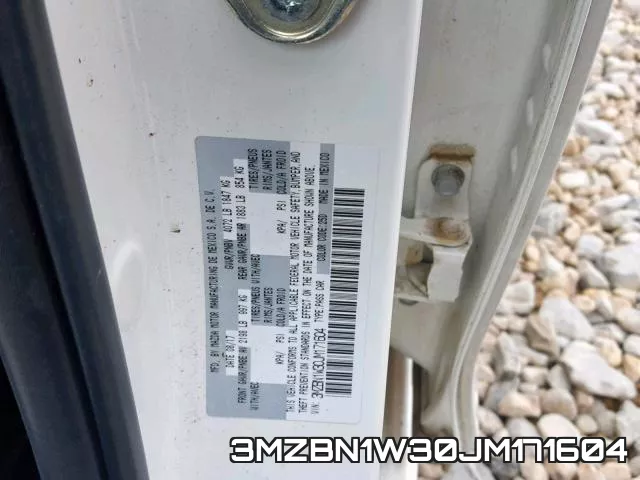 3MZBN1W30JM171604 фото 2
