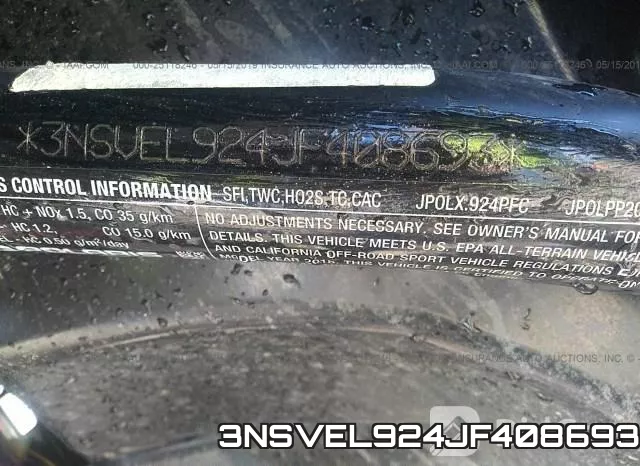 3NSVEL924JF408693 фото 2
