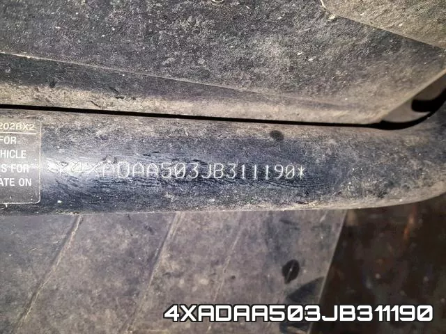 4XADAA503JB311190 фото 2