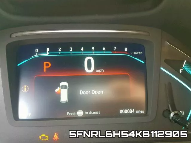 5FNRL6H54KB112905 фото 9