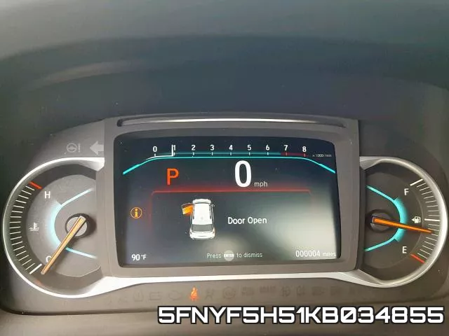5FNYF5H51KB034855 фото 8