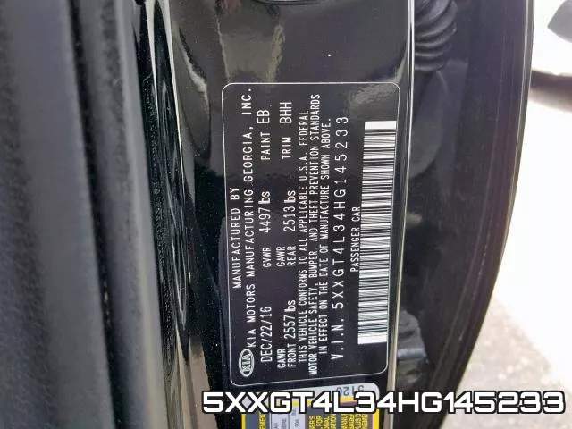 5XXGT4L34HG145233 фото 2