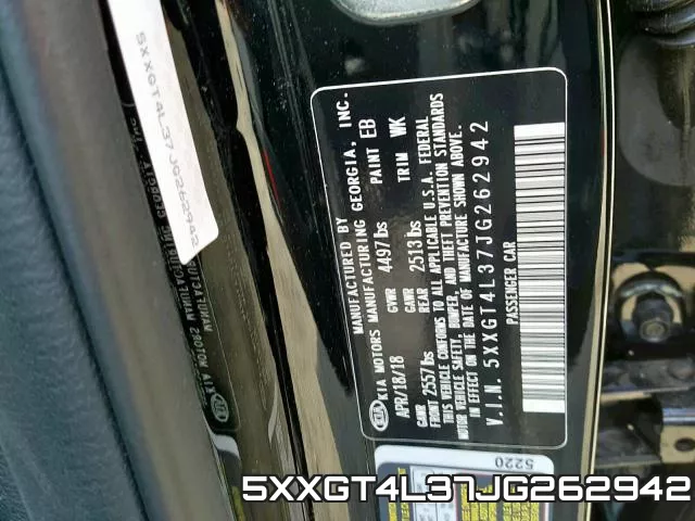 5XXGT4L37JG262942 фото 2