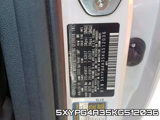5XYPG4A35KG512036 фото 2