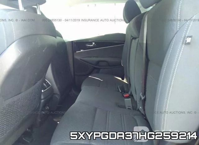 5XYPGDA37HG259214 фото 9