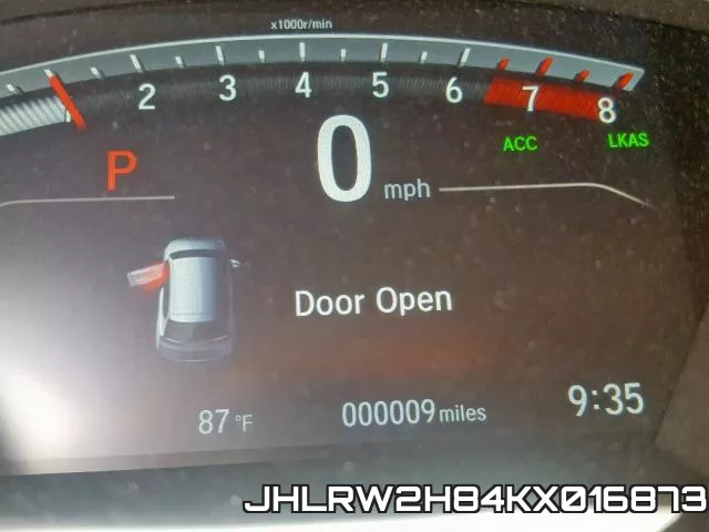 JHLRW2H84KX016873 фото 8