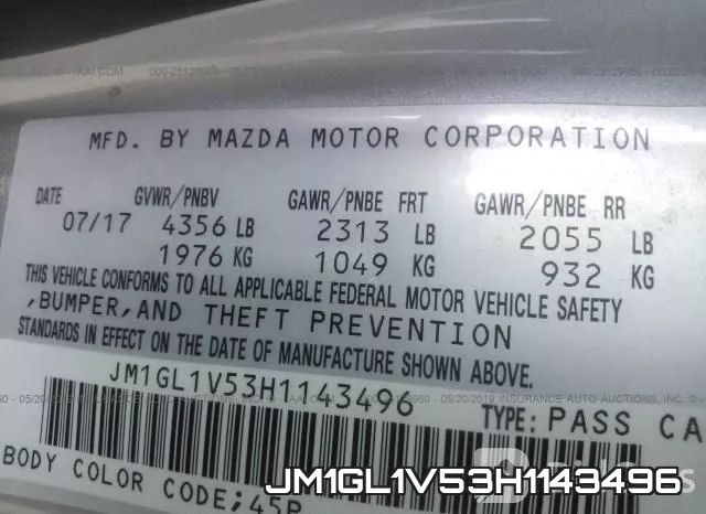 JM1GL1V53H1143496 фото 10