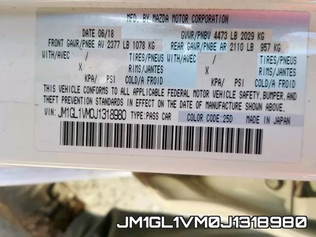 JM1GL1VM0J1318980 фото 2