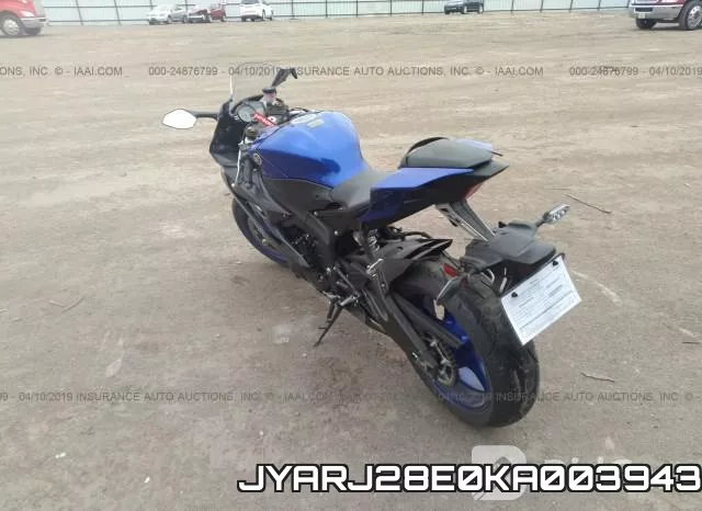 JYARJ28E0KA003943 фото 4