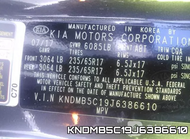 KNDMB5C19J6386610 фото 10