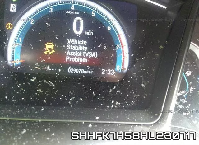 SHHFK7H58HU230717 фото 8