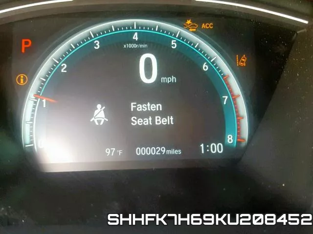 SHHFK7H69KU208452 фото 9
