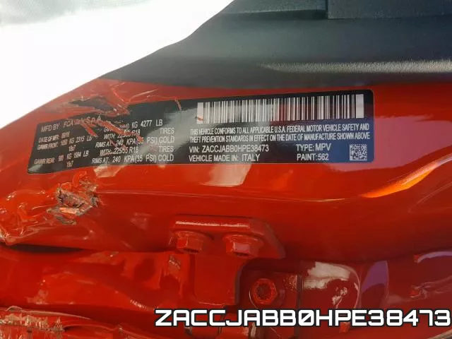 ZACCJABB0HPE38473 фото 2