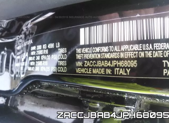 ZACCJBAB4JPH68095 фото 10