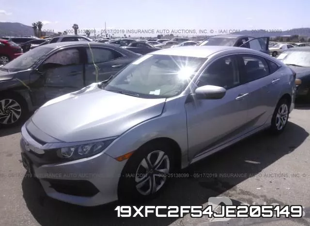 19XFC2F54JE205149 фото 3