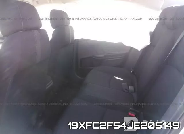 19XFC2F54JE205149 фото 9