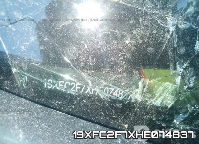 19XFC2F7XHE074837 фото 10