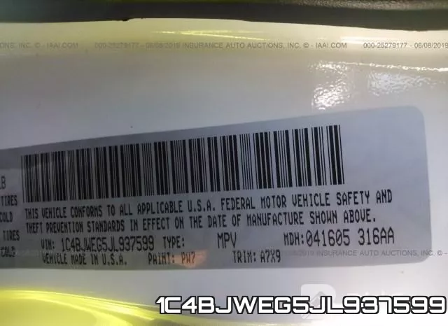 1C4BJWEG5JL937599 фото 10