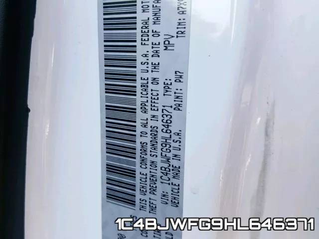 1C4BJWFG9HL646371 фото 2