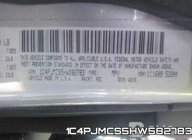 1C4PJMCS5HW582783 фото 10