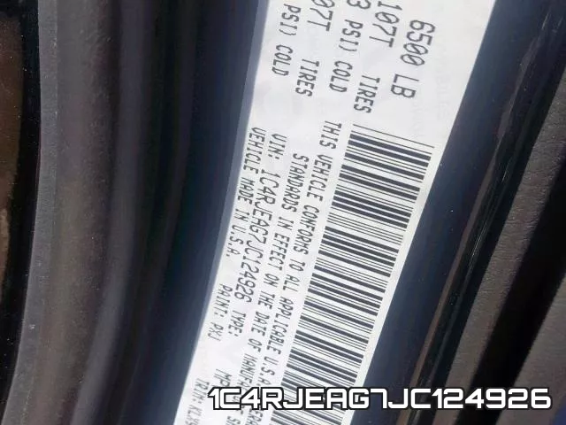 1C4RJEAG7JC124926 фото 2