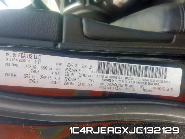 1C4RJEAGXJC132129 фото 2