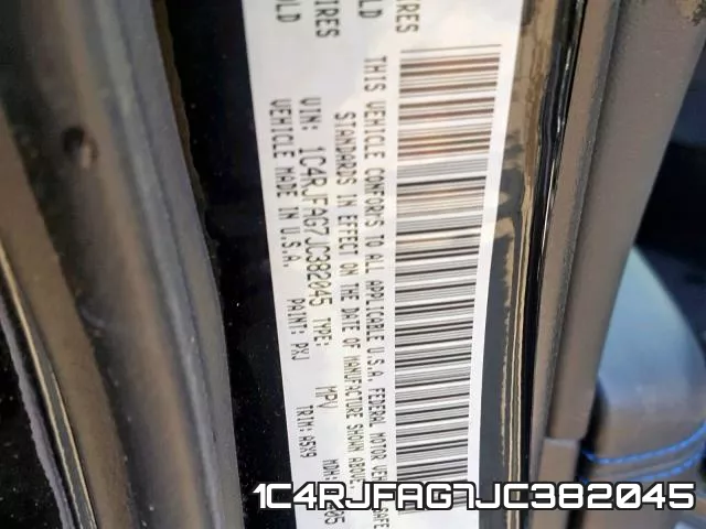 1C4RJFAG7JC382045 фото 2