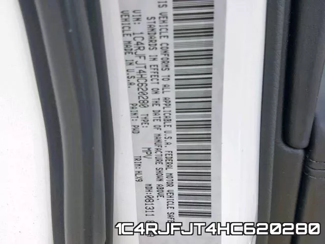 1C4RJFJT4HC620280 фото 2
