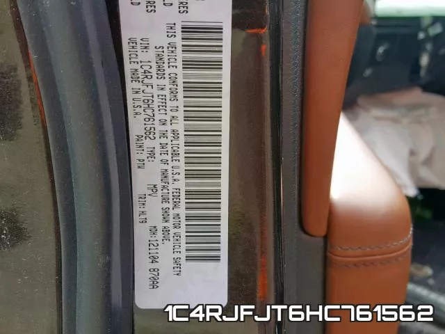 1C4RJFJT6HC761562 фото 2