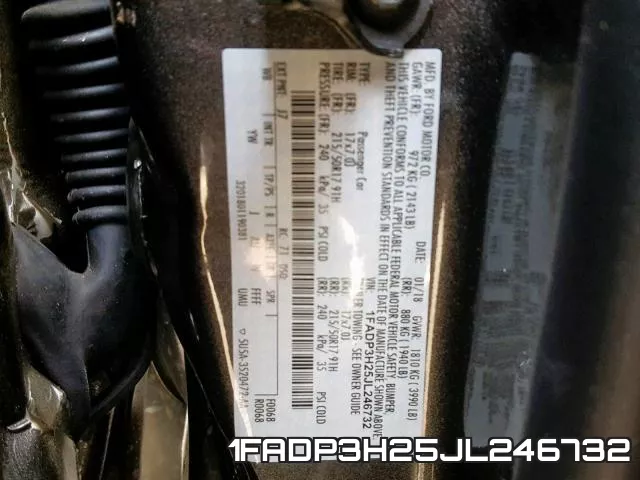 1FADP3H25JL246732 фото 2
