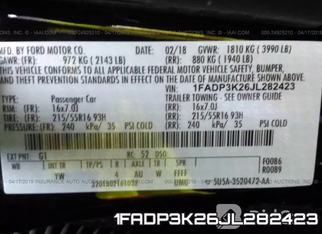 1FADP3K26JL282423 фото 9