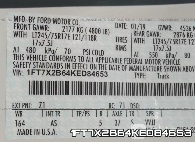 1FT7X2B64KED84653 фото 9