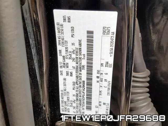 1FTEW1EP0JFA29688 фото 2