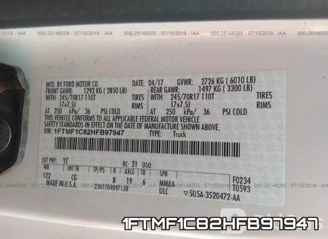 1FTMF1C82HFB97947 фото 10