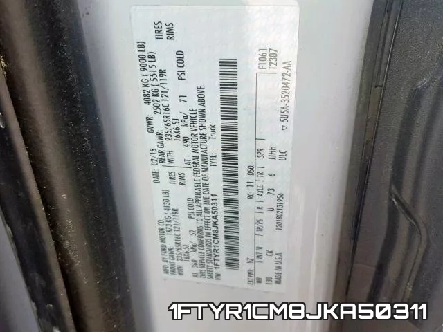1FTYR1CM8JKA50311 фото 2