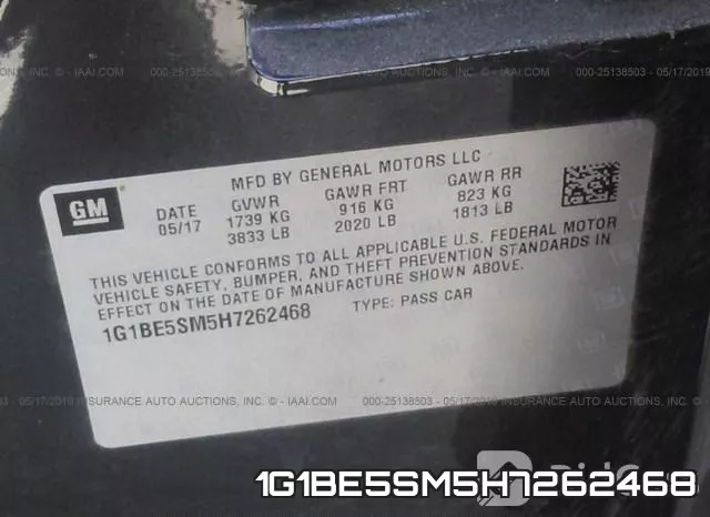 1G1BE5SM5H7262468 фото 10