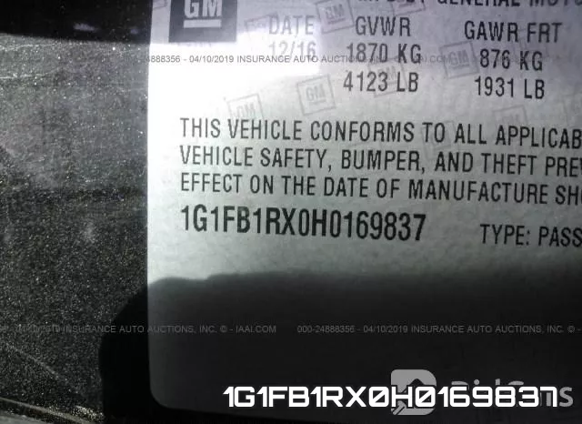 1G1FB1RX0H0169837 фото 10