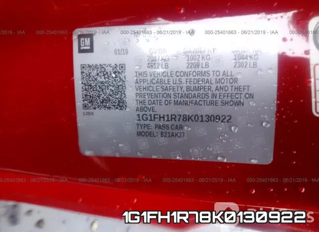 1G1FH1R78K0130922 фото 10