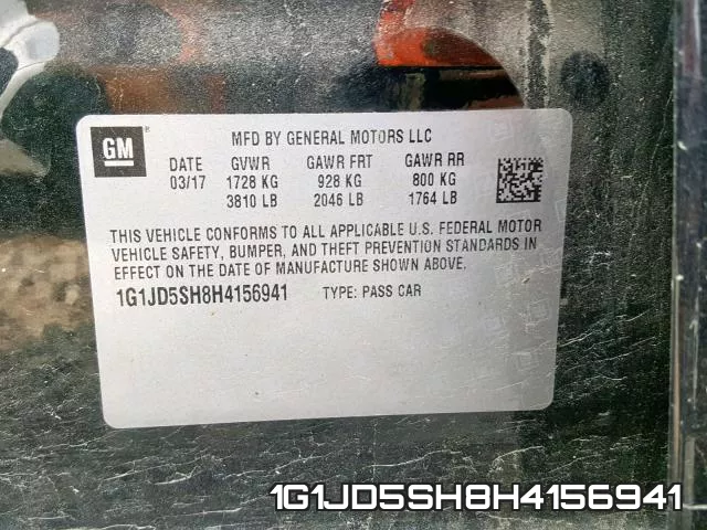 1G1JD5SH8H4156941 фото 2