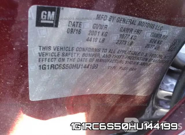 1G1RC6S50HU144199 фото 10