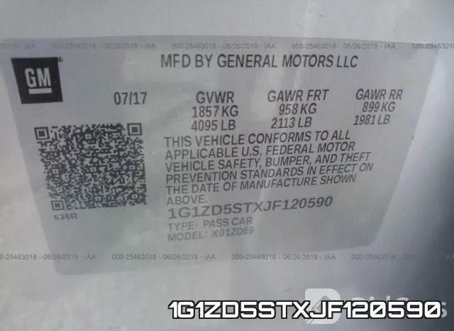 1G1ZD5STXJF120590 фото 10