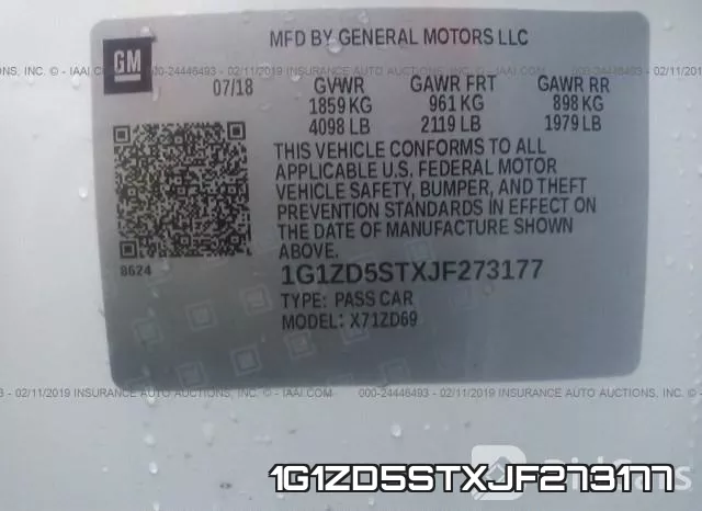 1G1ZD5STXJF273177 фото 10