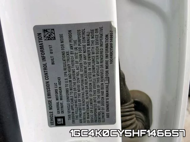 1GC4K0CY5HF146657 фото 2